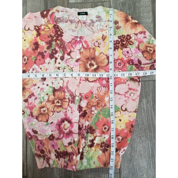 J.Crew Women Pink Cardigan M - Picture 4 of 7